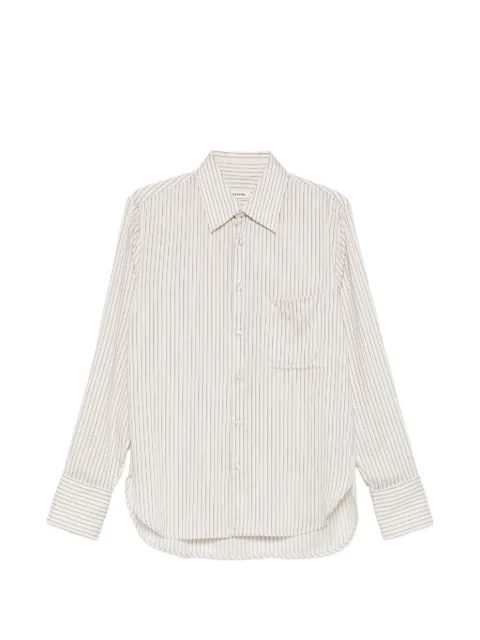 SANDRO ストライプ ポケットシャツ