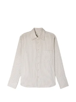 DRIES VAN NOTEN ストライプ シャツ | ホワイト | FARFETCH JP