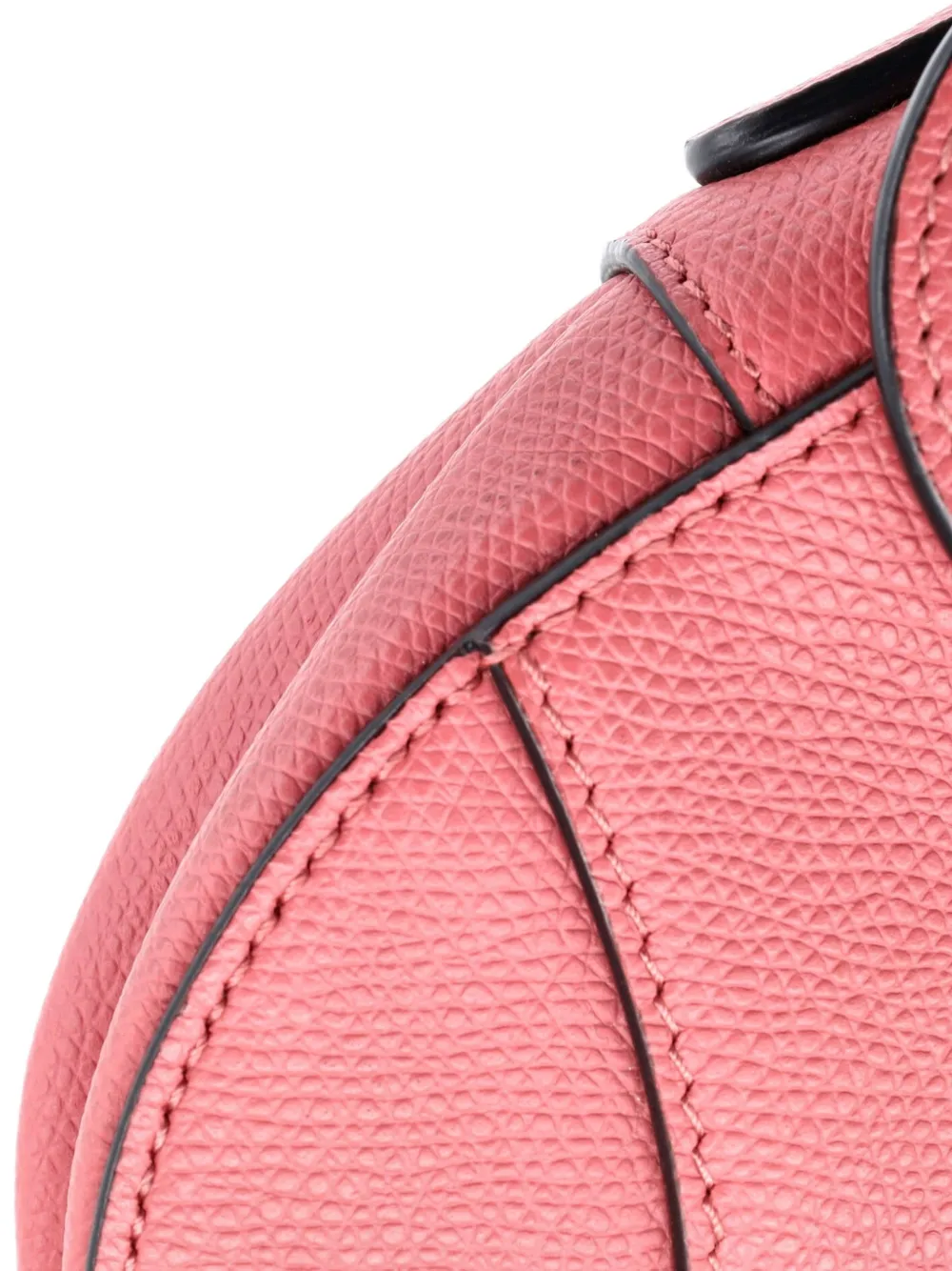 DIOR Pre-owned Saddle Handbag Leather Mini Shoulder Bag In Pink