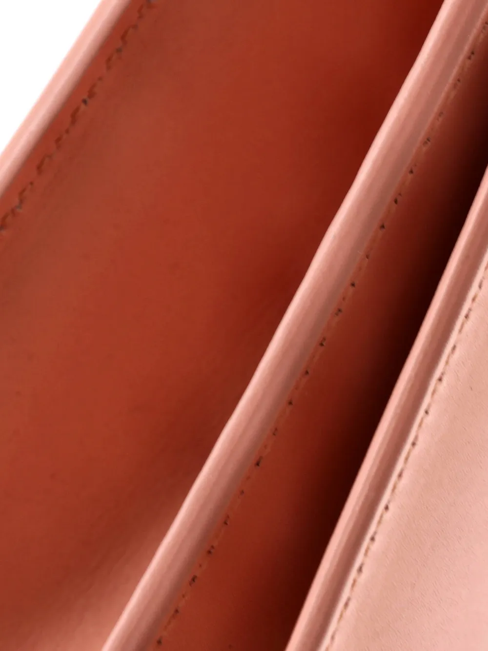 Pre-owned Saint Laurent Classic Monogram Leather Long Clutch Bag In Pink