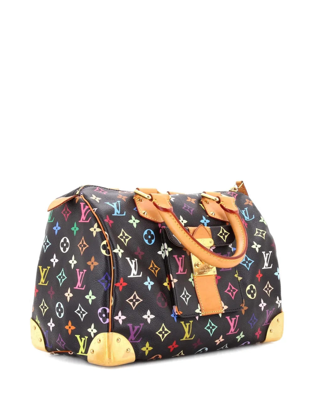 Louis Vuitton Pre-Owned Speedy Handbag Monogram Multicolor 30 satchel - Schwarz
