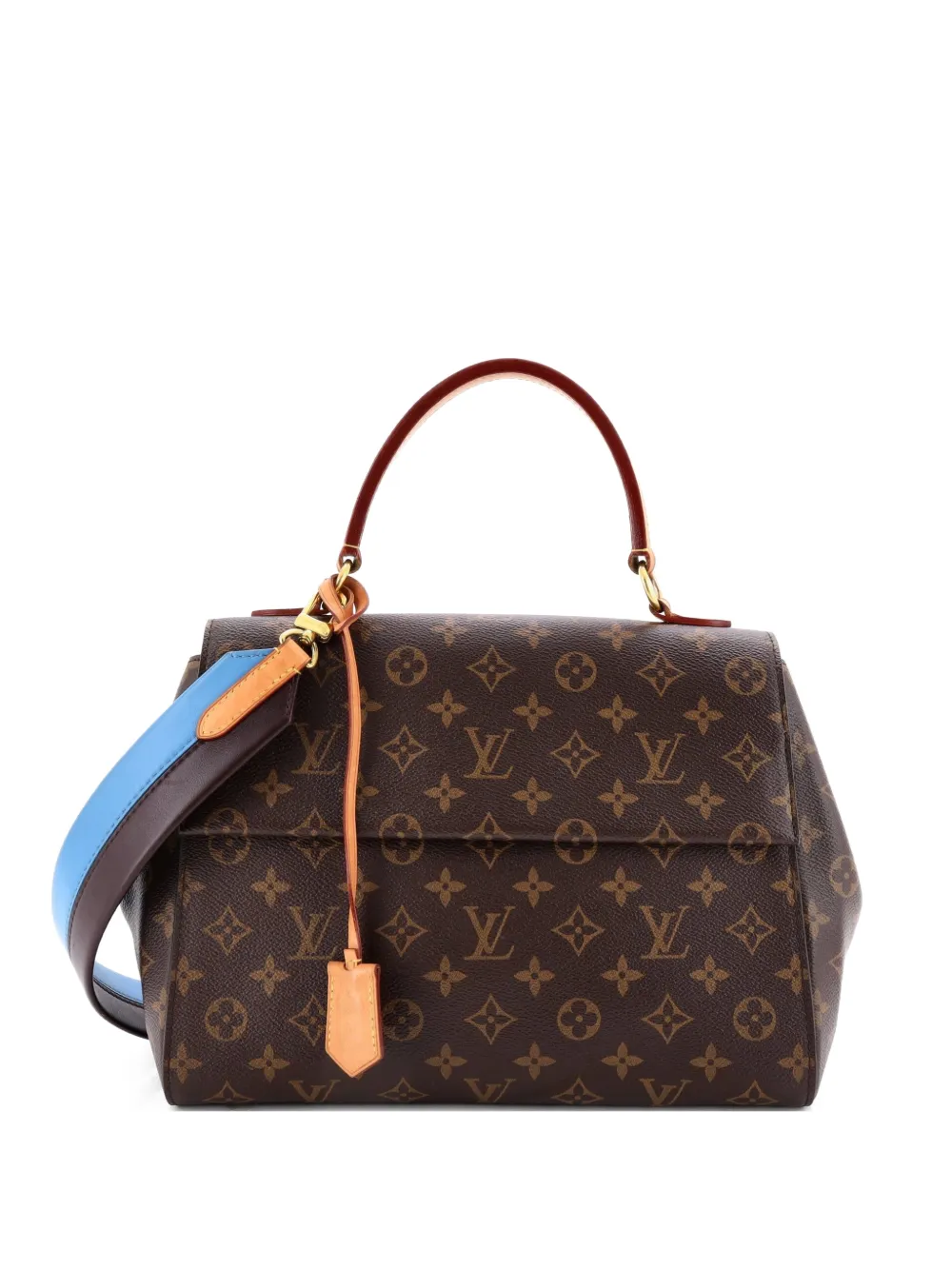 Louis Vuitton Pre-Owned Cluny Top Handle Bag Monogram Canvas MM shoulder bag - Braun