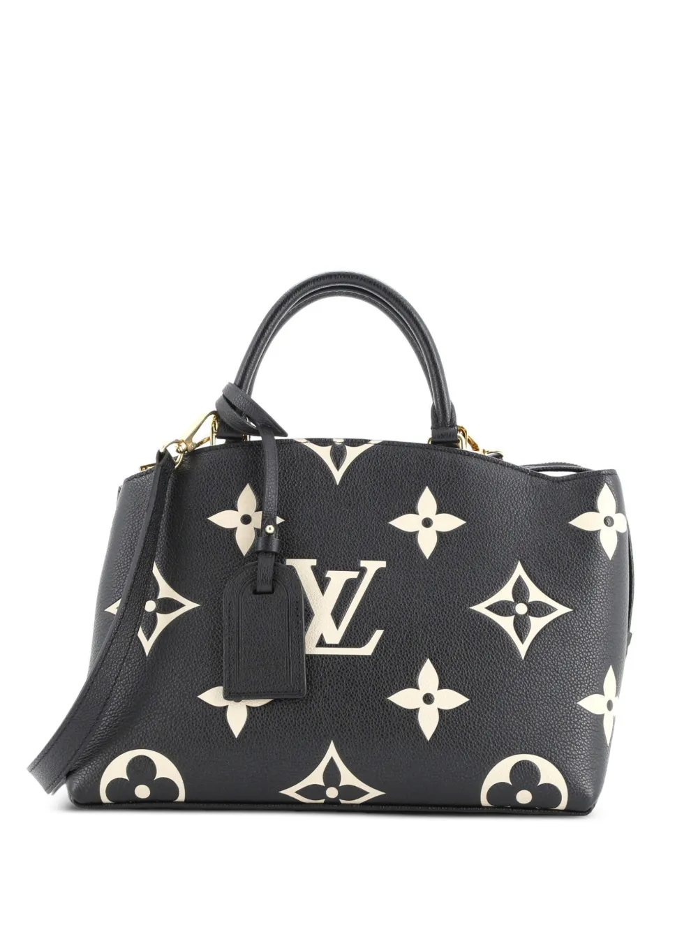 Louis Vuitton Pre-Owned Petit Palais Handbag Bicolor Monogram Empreinte Giant satchel - Nero
