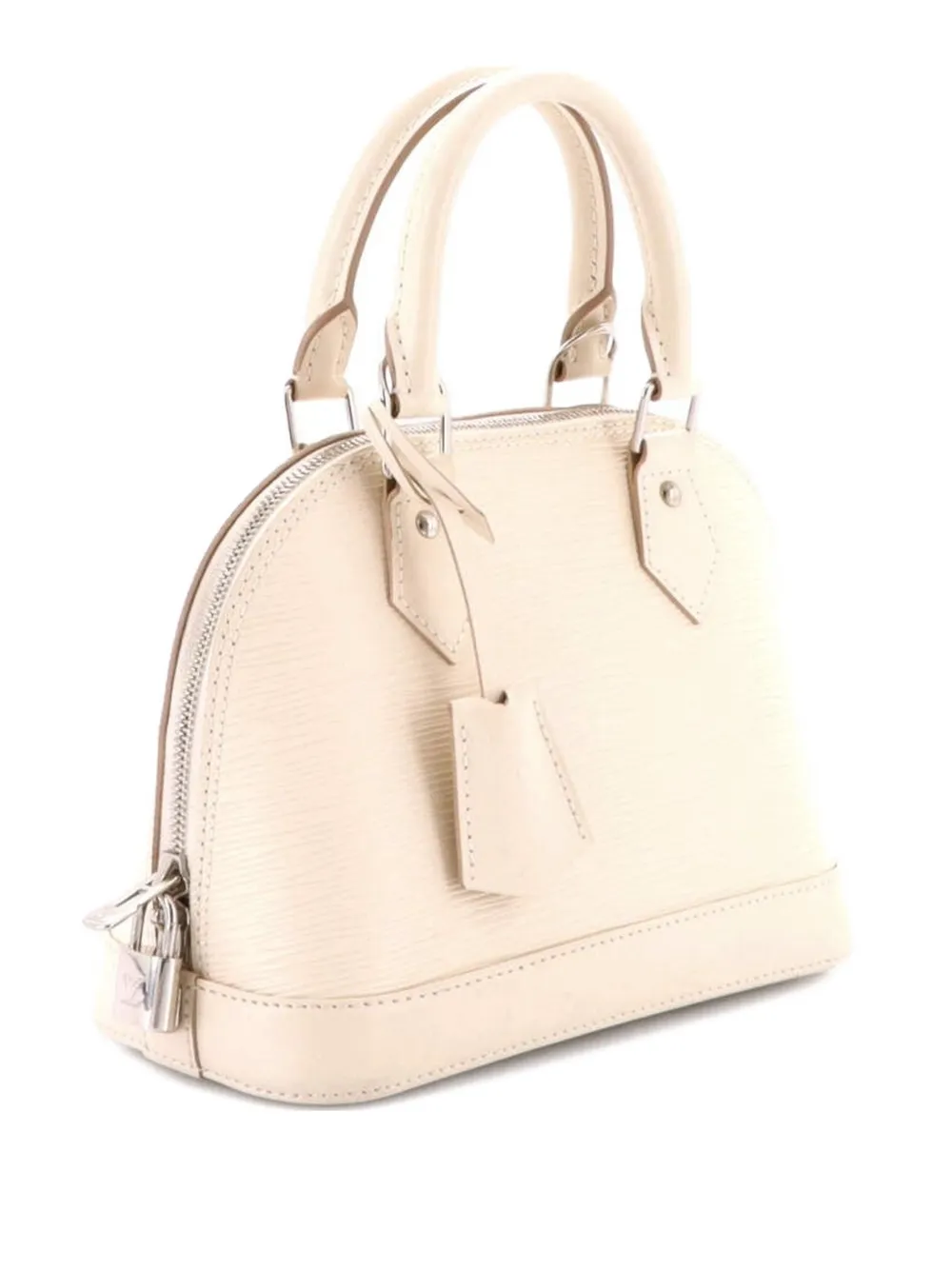 Louis Vuitton Pre-Owned Alma Handbag Epi Leather with Logo Jacquard Strap BB shoulder bag - Toni neutri