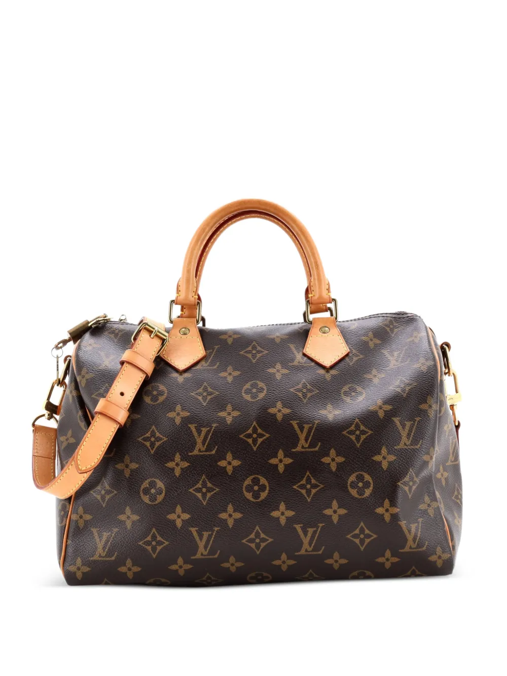 Louis Vuitton Pre-Owned Speedy Bandouliere Bag Monogram Canvas 30 shoulder bag - Marrone