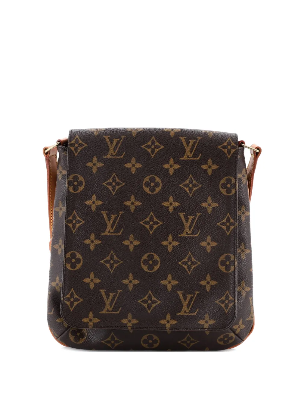 Pre-owned Louis Vuitton Musette Salsa Handbag Monogram Canvas Pm Shoulder Bag In Brown