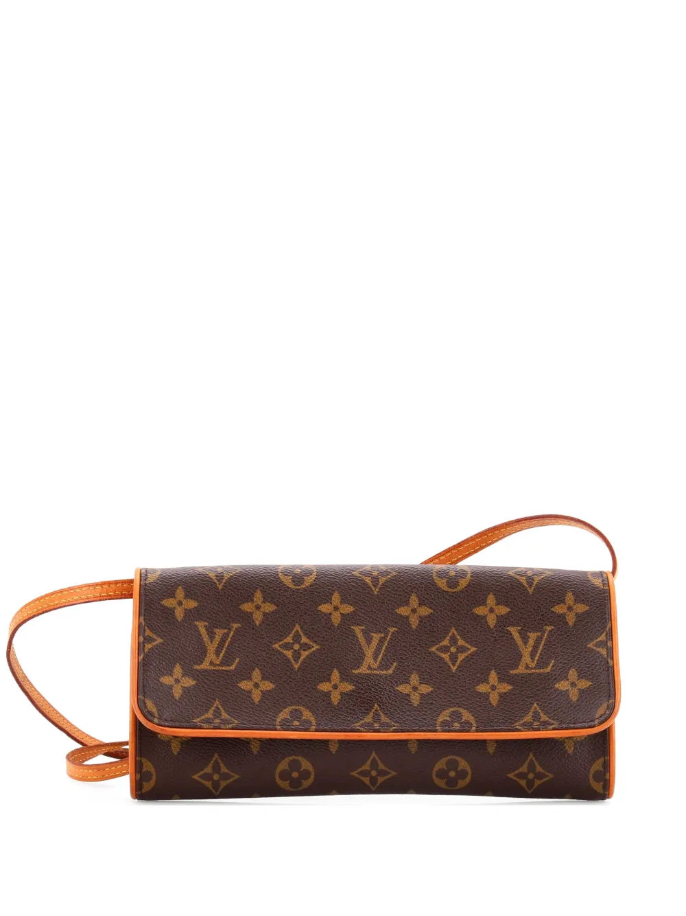 Louis Vuitton Pre-Owned Twin Handbag Monogram Canvas GM crossbody bag - Marrone