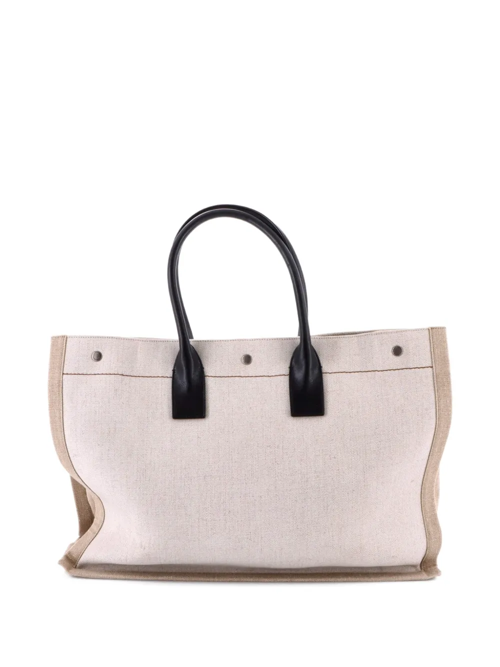 Saint Laurent Pre-Owned Rive Gauche Shopper Canvas Large tote bag | Estilos de archivo | Image 2