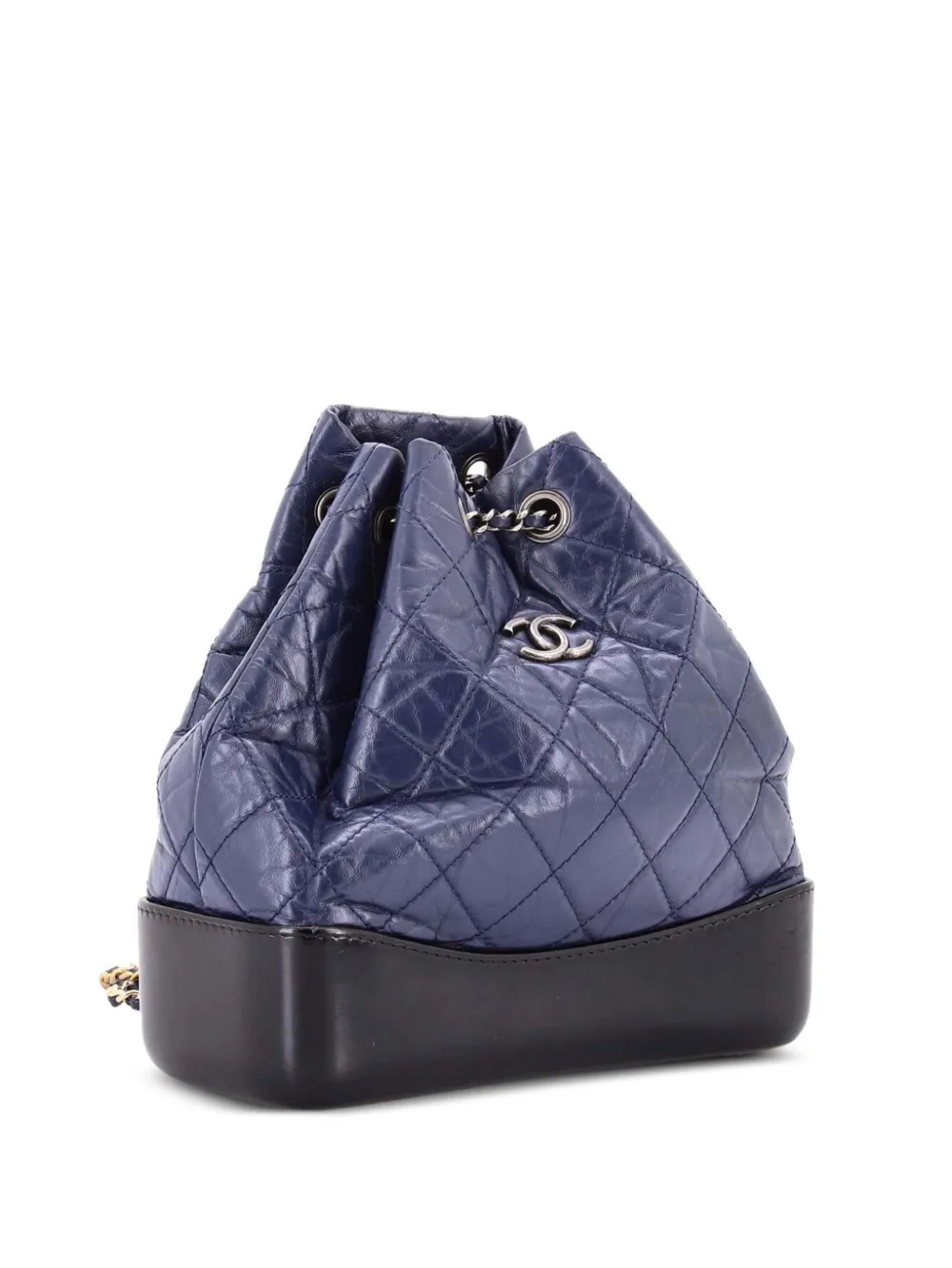 CHANEL Pre-Owned Gabrielle Quilted Calfskin Small backpack - Nero
