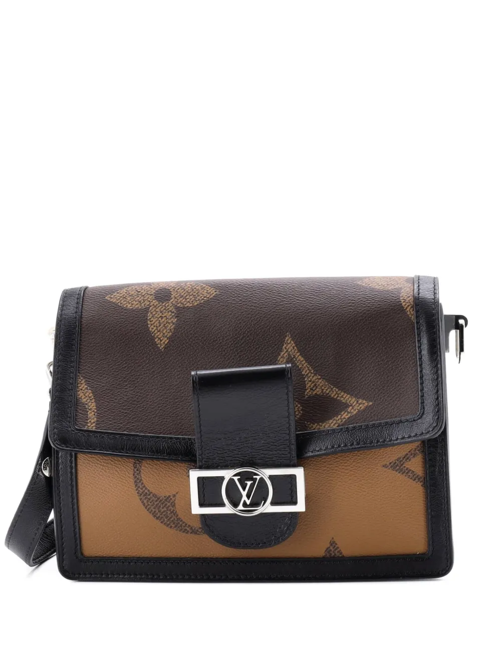 Louis Vuitton Pre-Owned Dauphine Shoulder Bag Reverse Monogram Giant MM crossbody bag - Marrone