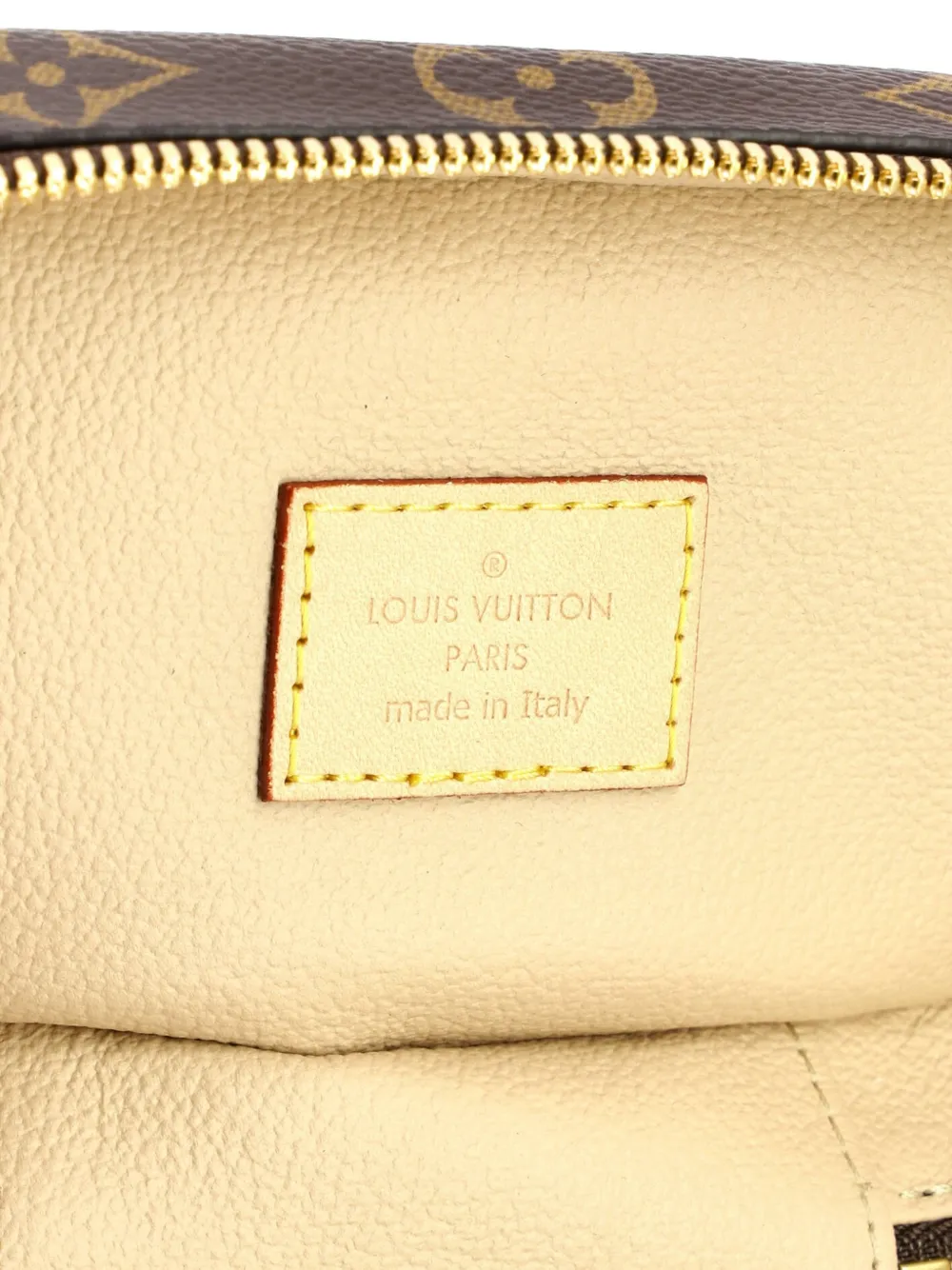 LOUIS VUITTON Pre-owned Nice Vanity Case Monogram Canvas Nano Pouch In Brown