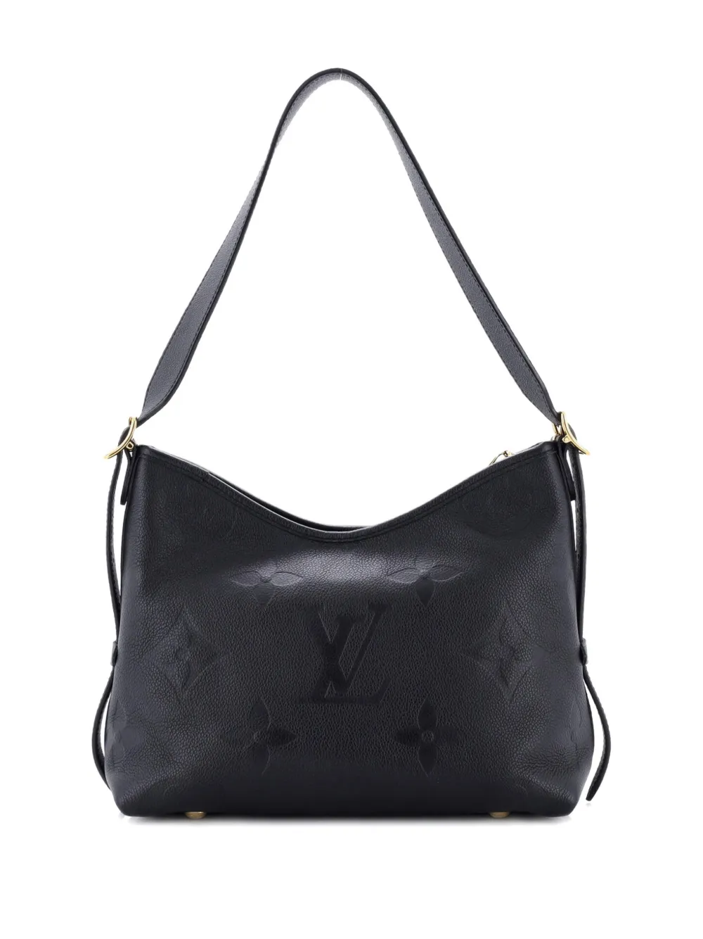 LOUIS VUITTON Pre-owned Carryall Monogram Empreinte Giant Pm Hobo Bag In Black