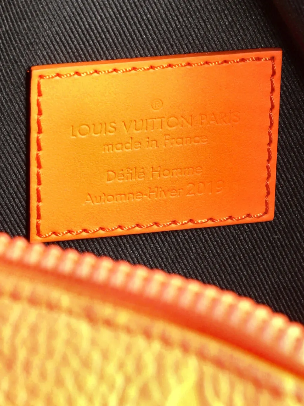 Pre-owned Louis Vuitton Soft Trunk Bag Monogram Taurillon Leather Crossbody Bag In Orange