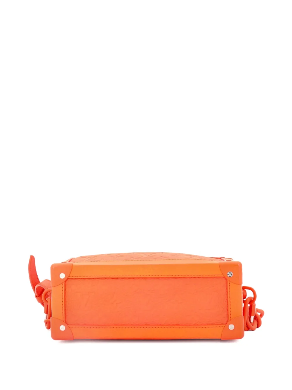 Pre-owned Louis Vuitton Soft Trunk Bag Monogram Taurillon Leather Crossbody Bag In Orange