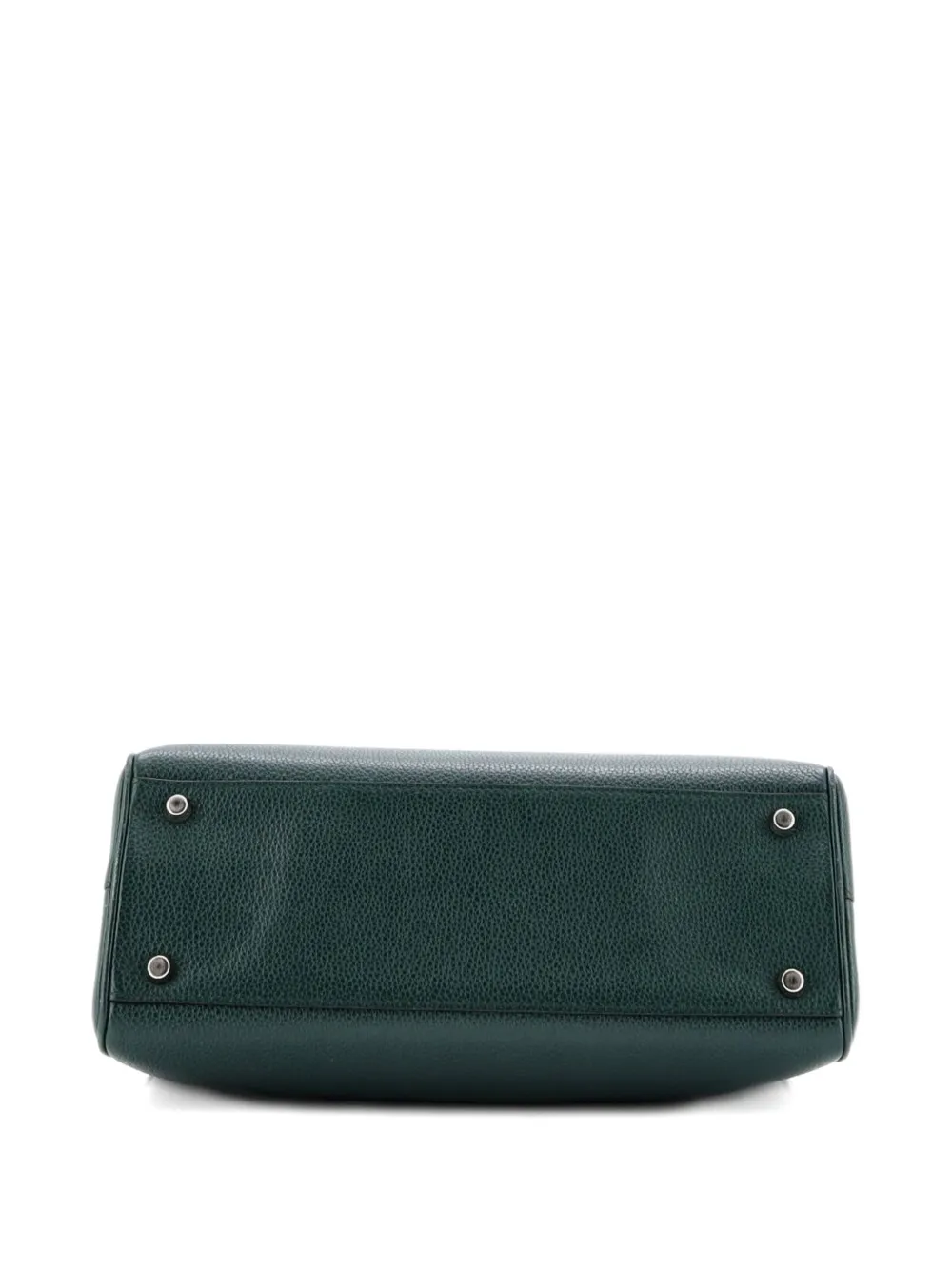 Pre-owned Gucci Zumi Top Handle Bag Leather Small Satchel In Green