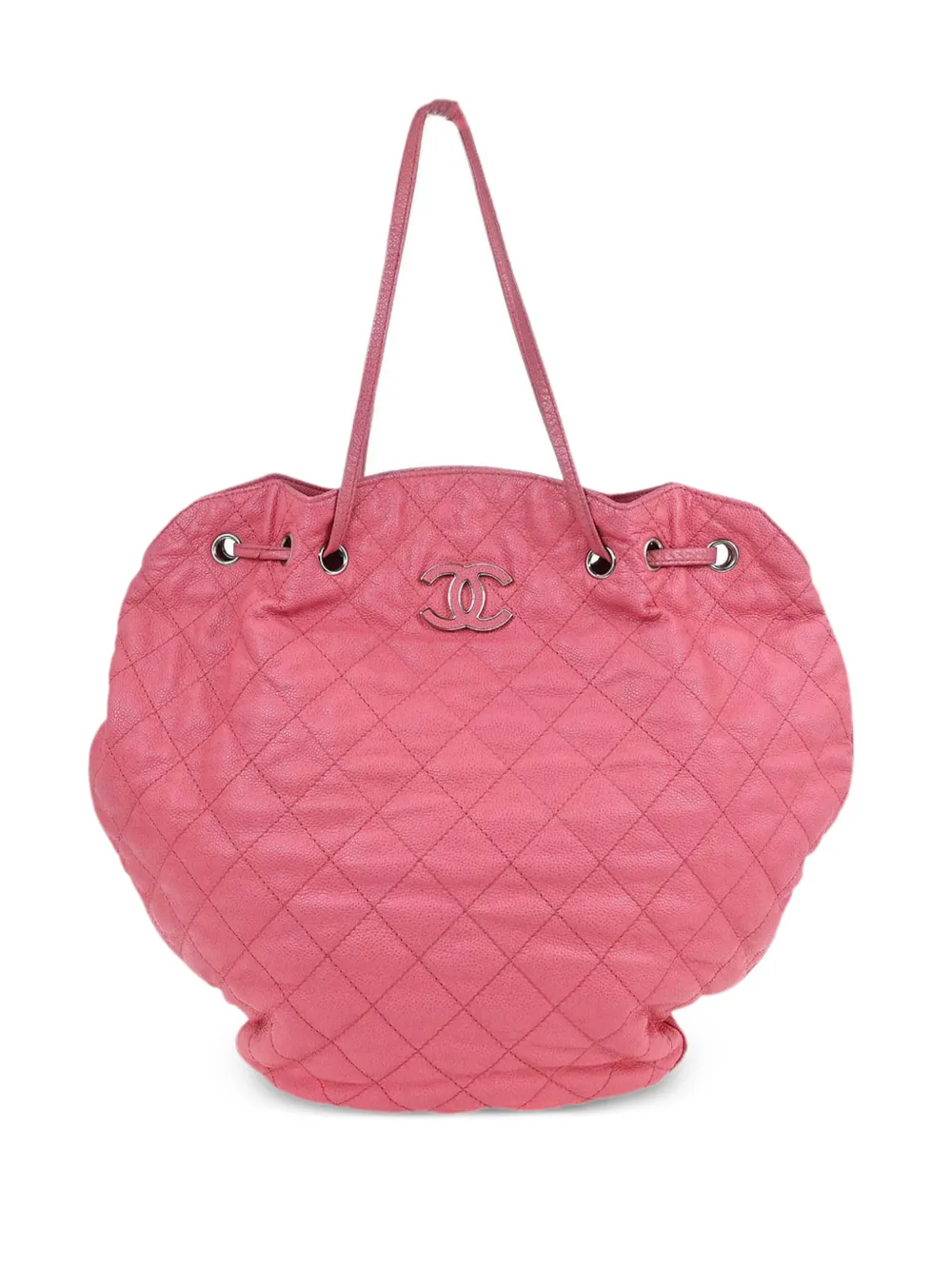 CHANEL Pre-Owned Borsa tote trapuntata anni '13-'14 - Rosa