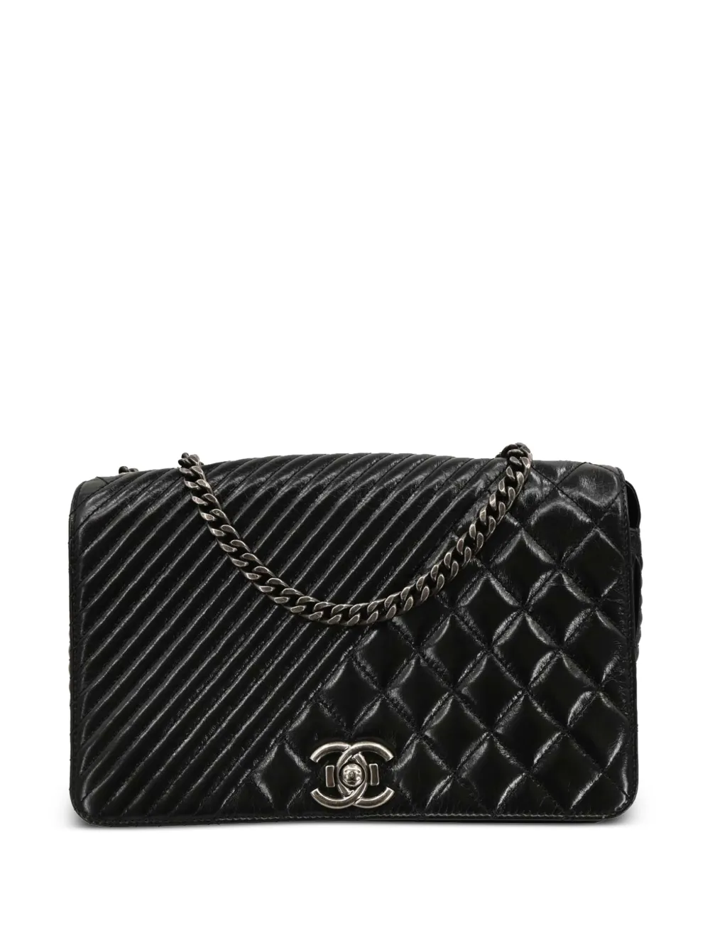 CHANEL Pre-Owned Borsa a spalla battente 2014-2015 - Nero