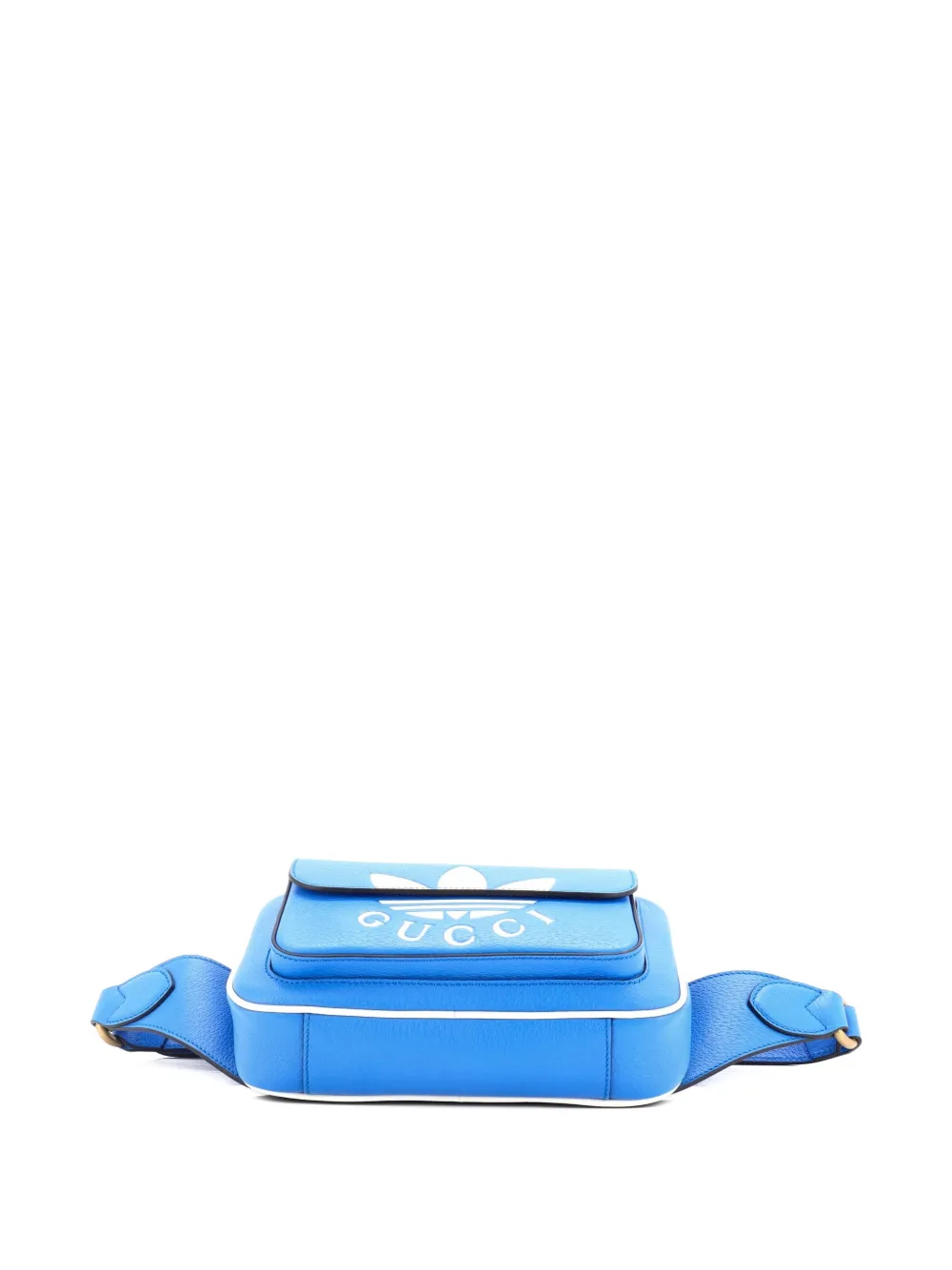 GUCCI Pre-owned X Adidas Zip Leather Belt Bag In Blue