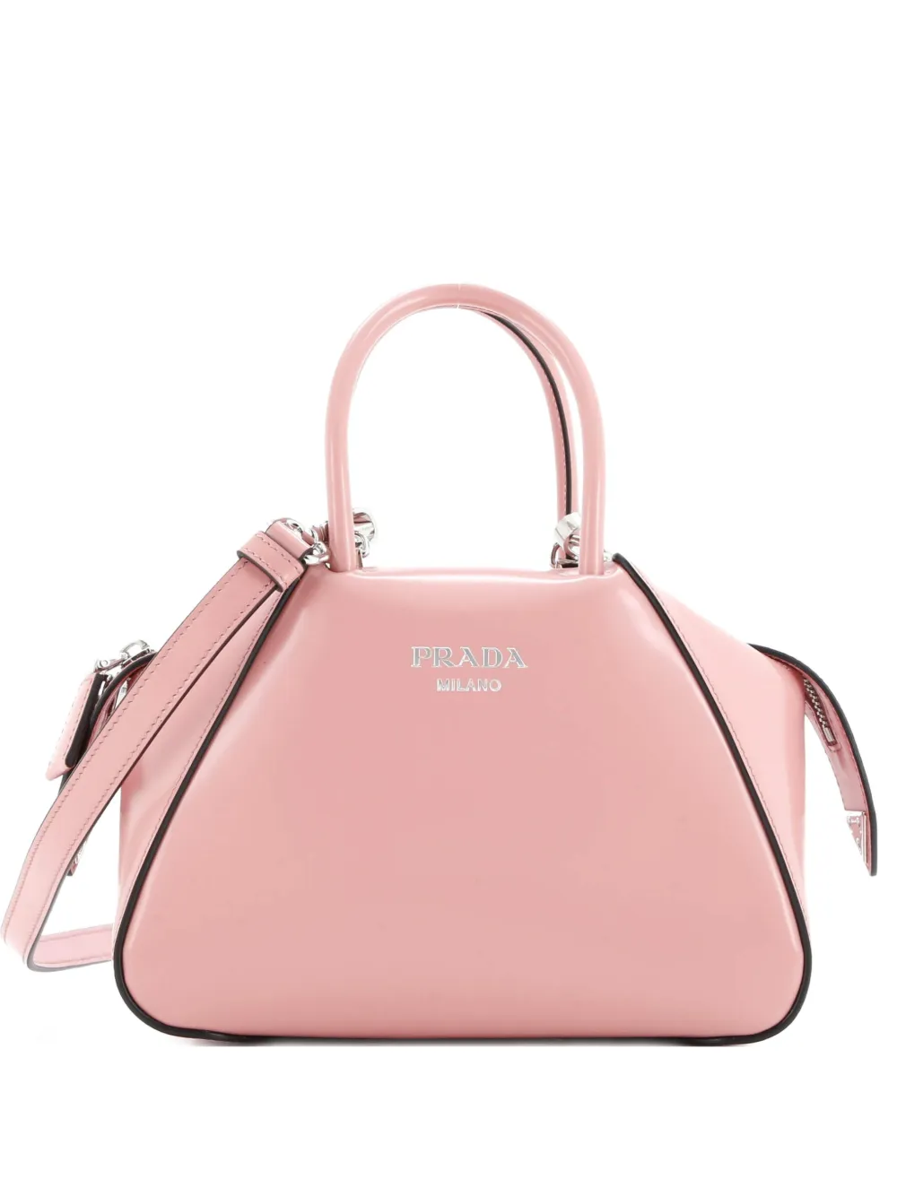 Pre-owned Prada Supernova Handbag Leather Small Shoulder Bag In Pink