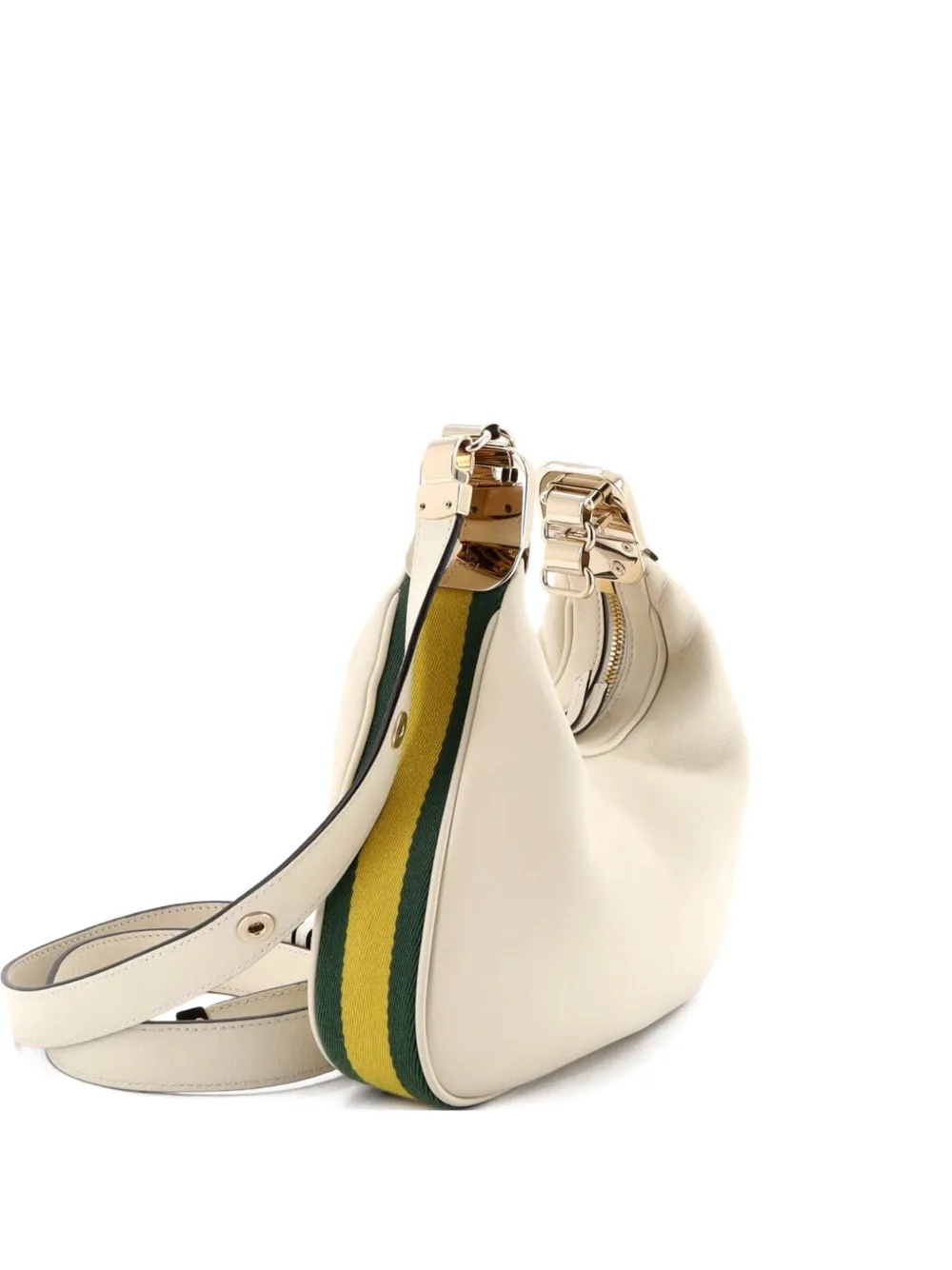 Gucci Pre-owned Attache Shoulder Bag Leather Small Crossbody Bag in Neutrals, view 3