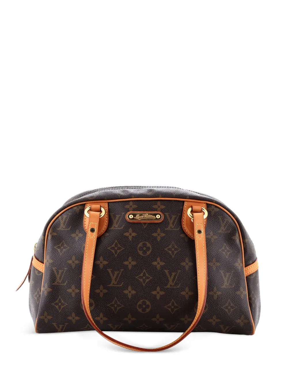 Louis Vuitton Pre-Owned Montorgueil Handbag Monogram Canvas PM satchel - Marrone