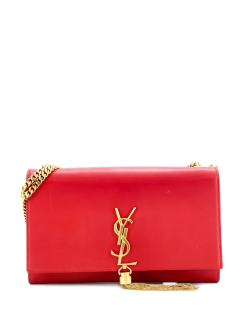 Saint Laurent Pre-Owned Classic Monogram Tassel Leather Medium crossbody bag