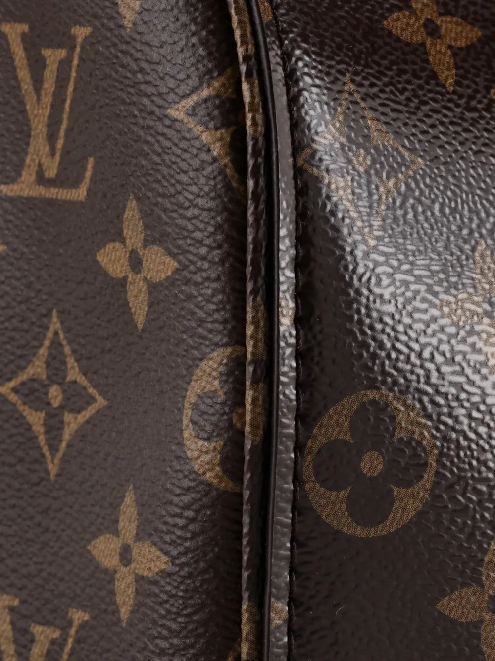 Pre-owned Louis Vuitton Keepall Bandouliere Bag Limited Edition Metallic Nebula Monogram Canvas 35 Satchel In Brown