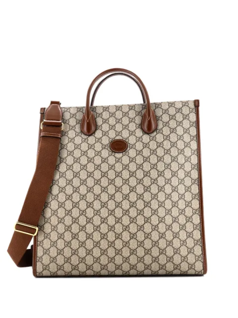 Gucci Pre-Owned Interlocking G GG Coated Canvas Vertical tote bag