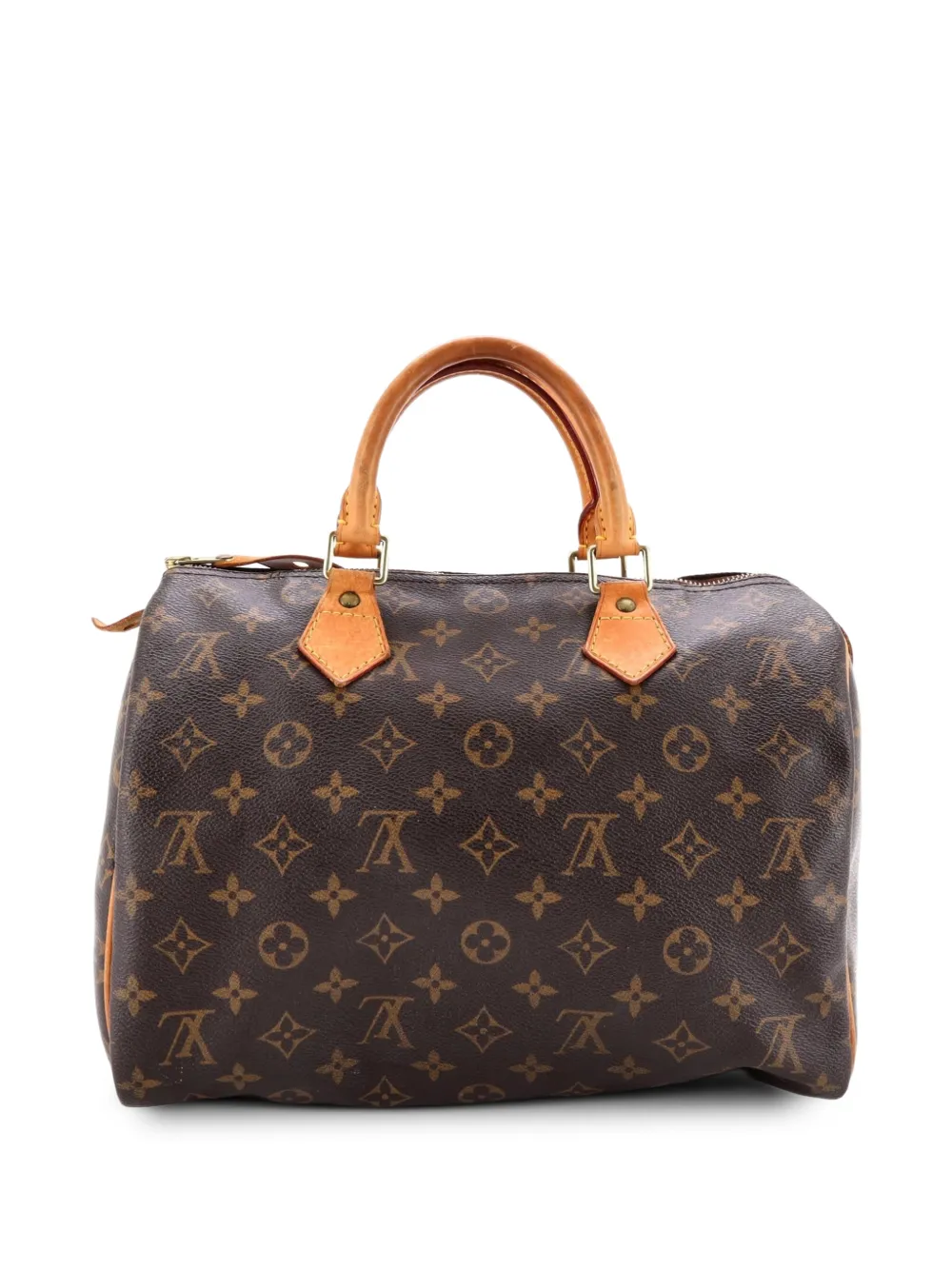 Louis Vuitton Pre-Owned Speedy Handbag Monogram Canvas 30 satchel - Marrone