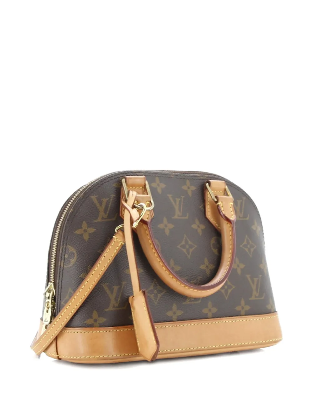 Louis Vuitton Pre-Owned Alma Handbag Monogram Canvas BB crossbody bag - Marrone