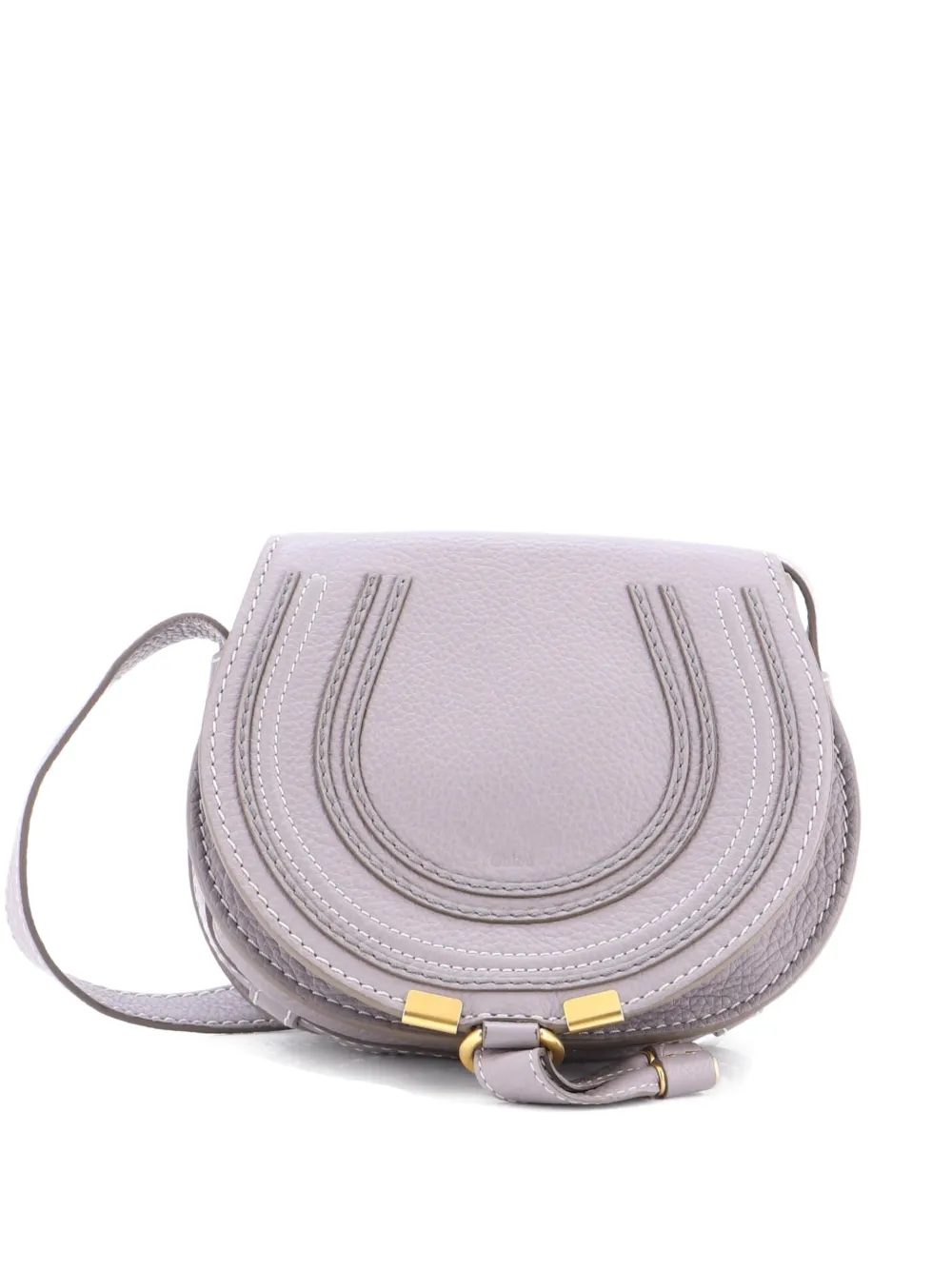 Chloé Pre-Owned Marcie Leather Mini crossbody bag - Grigio