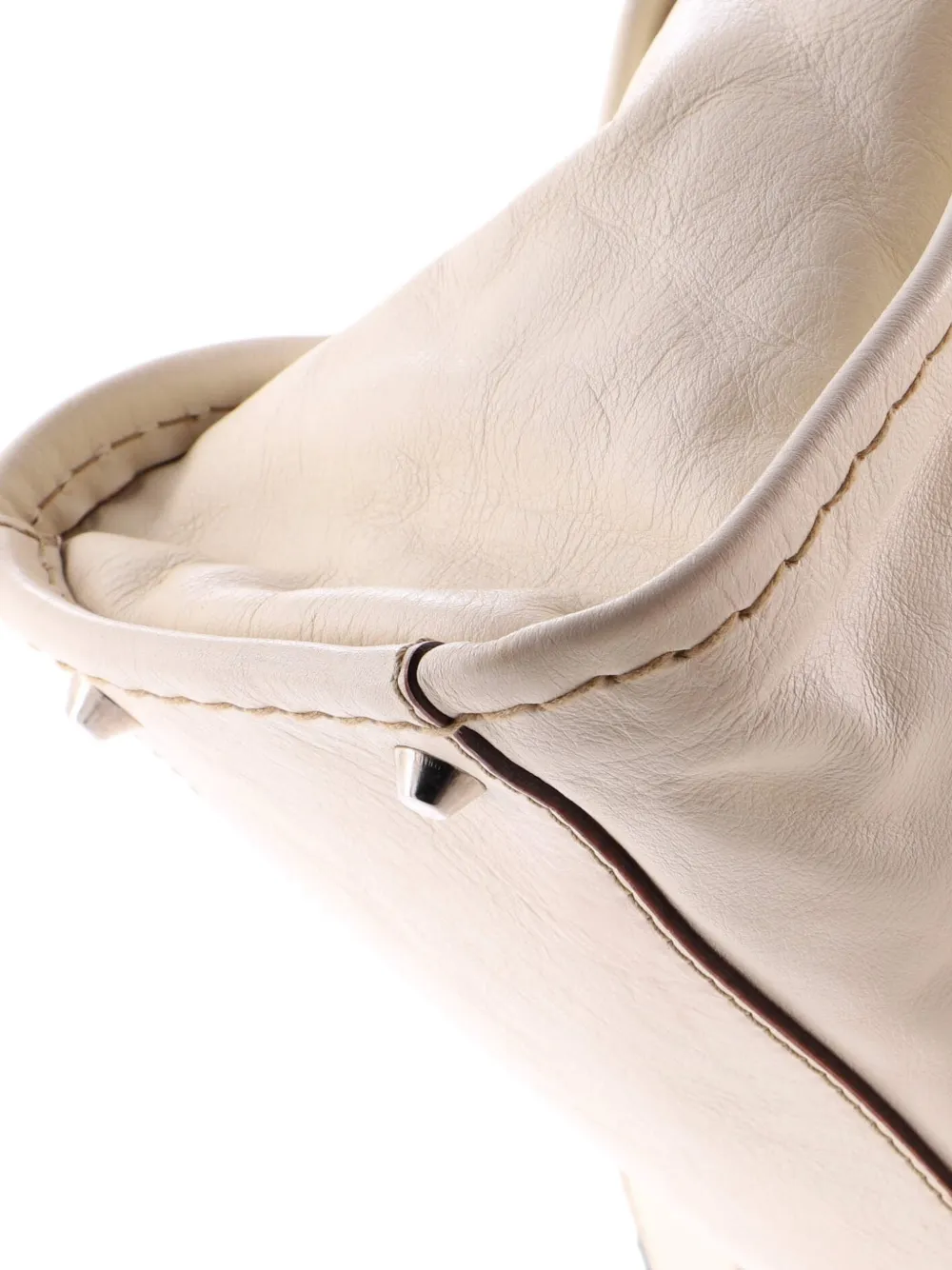 CHLOÉ Pre-owned Edith Nm Leather Medium Satchel In Neutral