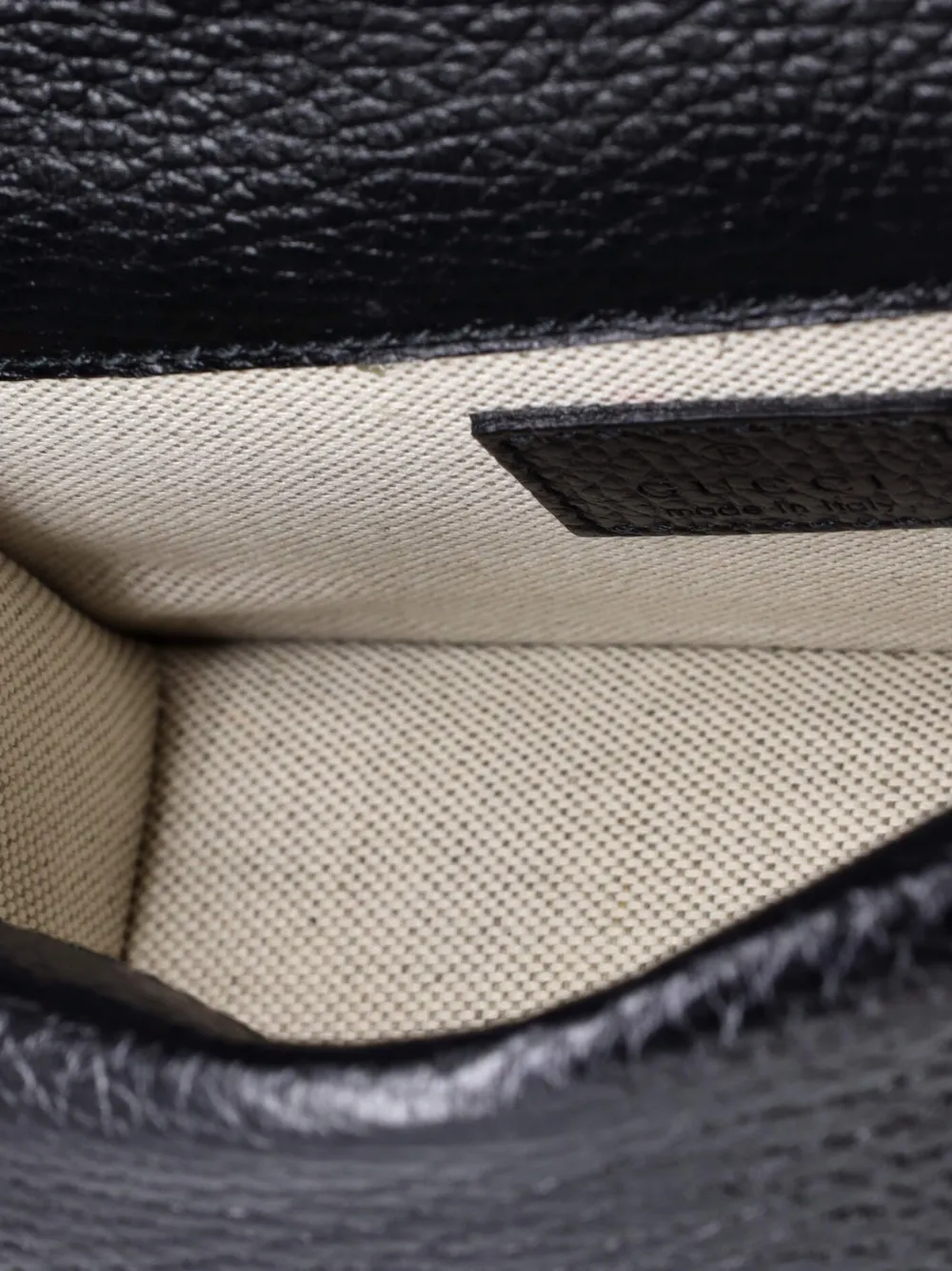 GUCCI Pre-owned Dionysus Top Handle Bag Leather With Crystals Mini Satchel In Black