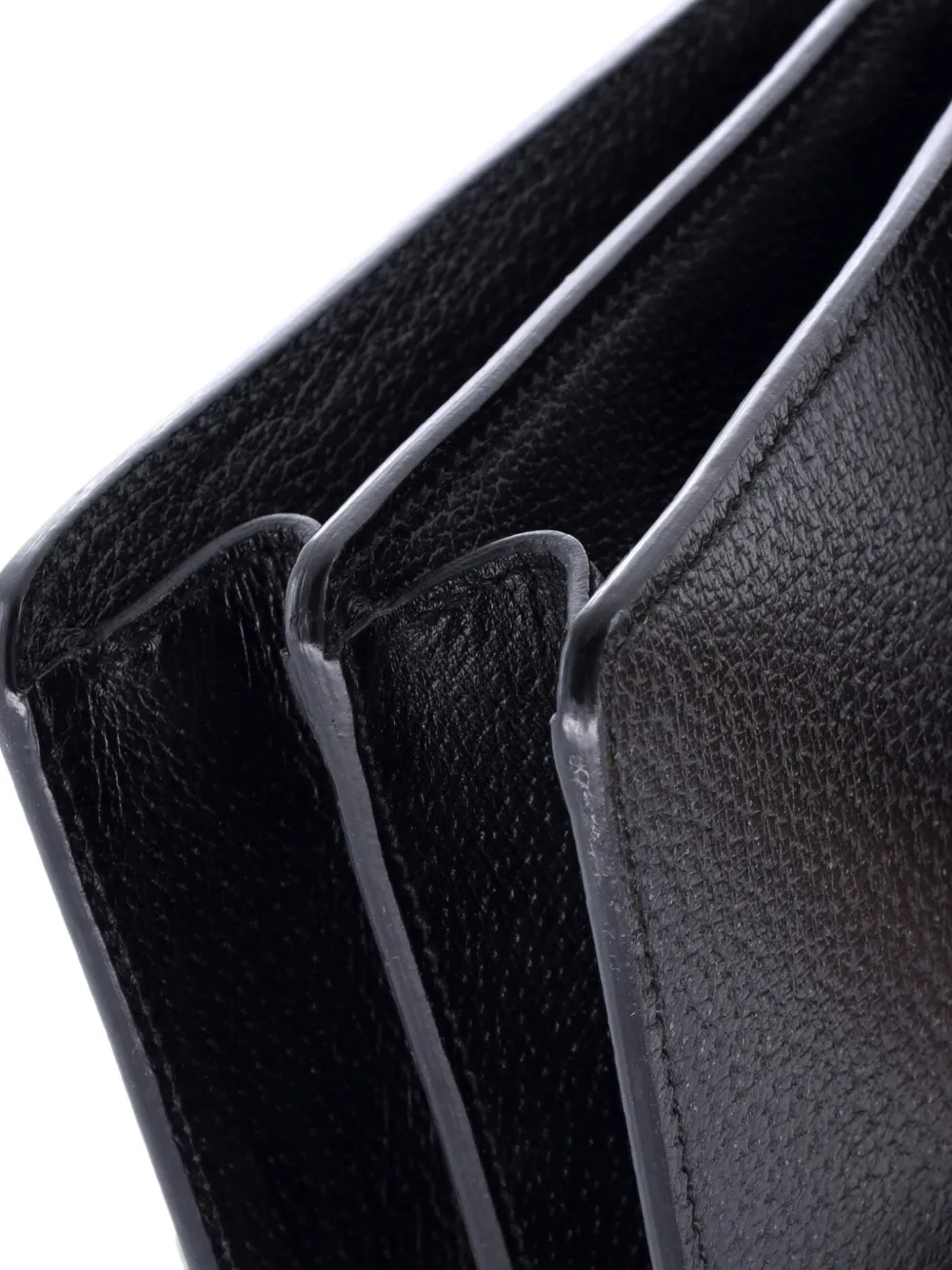 GUCCI Pre-owned Web Dionysus Bag Leather Small Shoulder Bag In Black