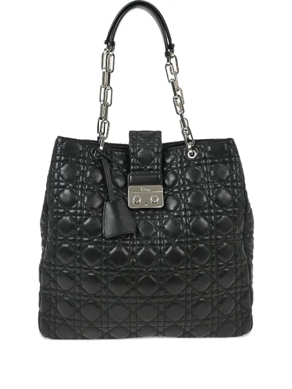 Christian Dior Pre-Owned Lady Dior ハンドバッグ | ブラック 