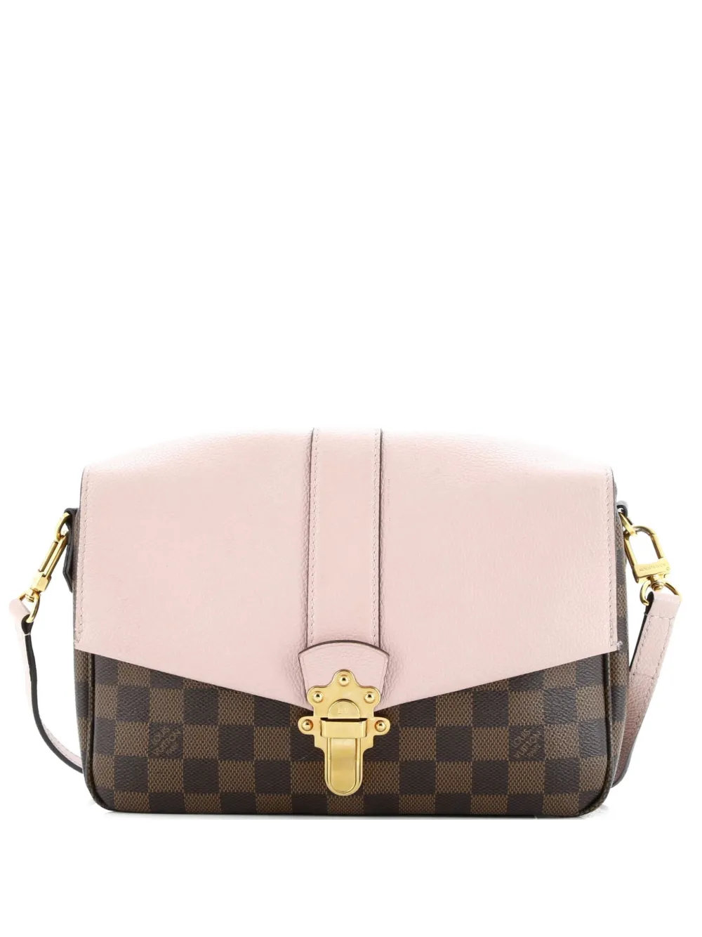 Louis Vuitton Pre-Owned Clapton Handbag Damier and Leather PM crossbody bag - Braun