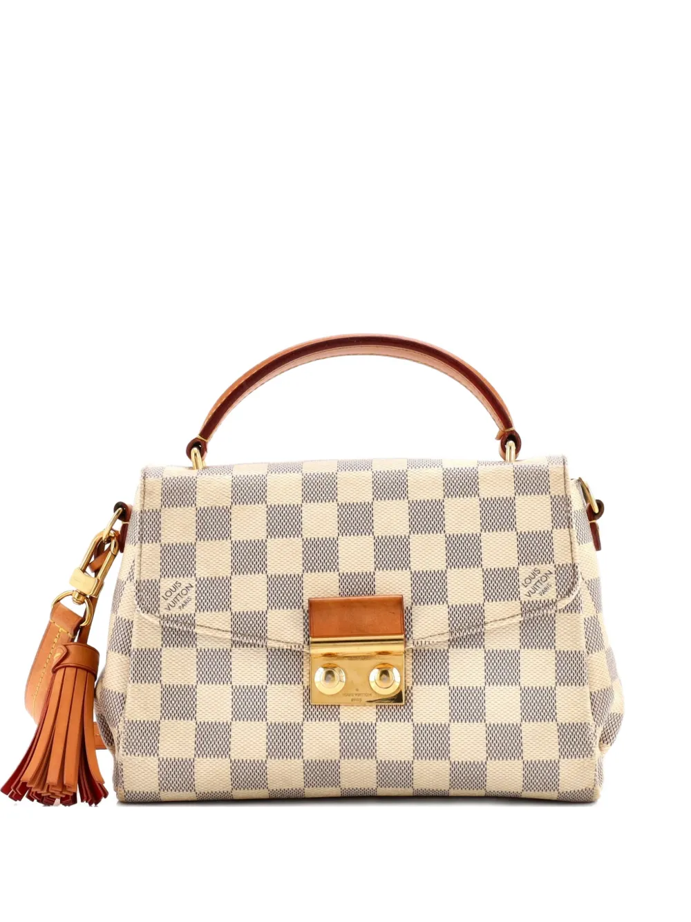 Louis Vuitton Pre-Owned Croisette Handbag Damier crossbody bag - Bianco