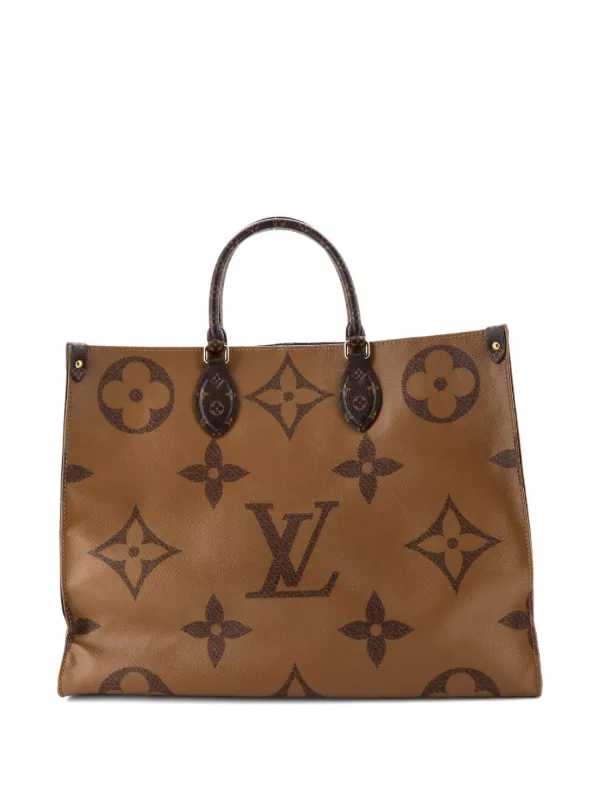 Louis Vuitton Pre-Owned OnTheGo Reverse Monogram Giant GM Tote Bag