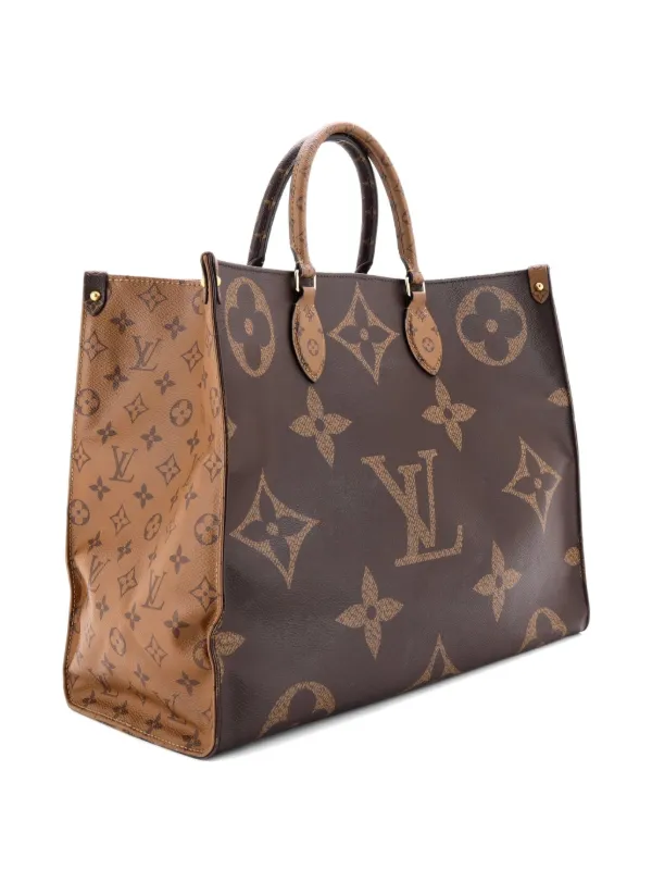 Louis Vuitton Pre-Owned OnTheGo Reverse Monogram Giant GM Tote Bag