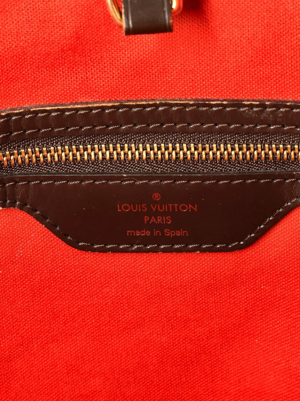 LOUIS VUITTON Pre-owned Cabas Rivington Damier Shoulder Bag In Brown