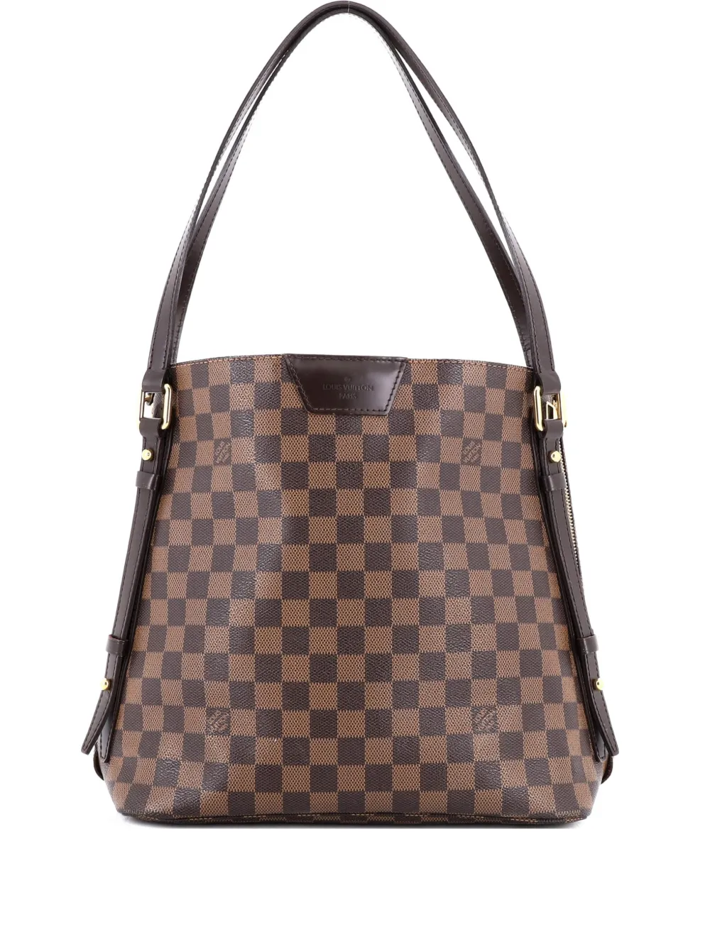 Click to view more detailed imagery on our partner's website Pre-owned Louis Vuitton Cabas Rivington Damier Shoulder Bag In Brown
