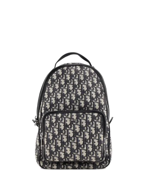 Christian Dior Pre-Owned Zip Around Sling Oblique Canvas backpack