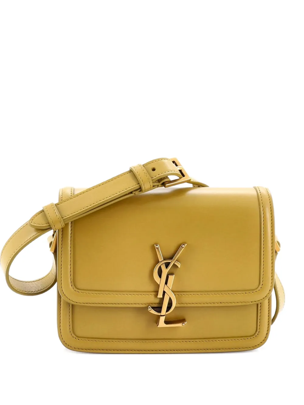 Saint Laurent Pre-Owned Solferino Bag Leather Small crossbody bag - Giallo