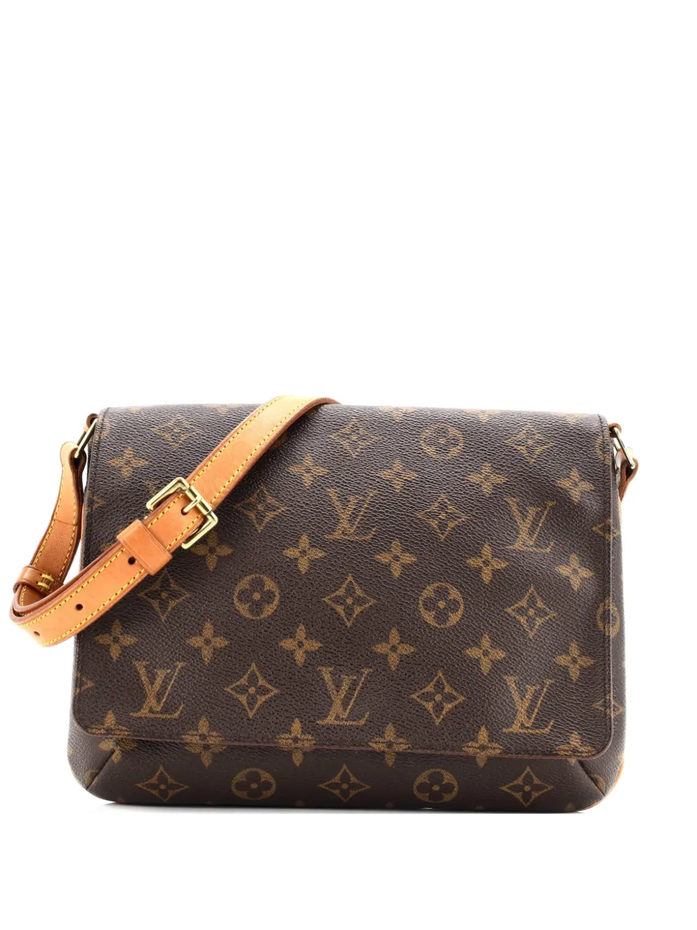 Louis Vuitton Pre-Owned Musette Tango Handbag Monogram Canvas shoulder bag - Marrone