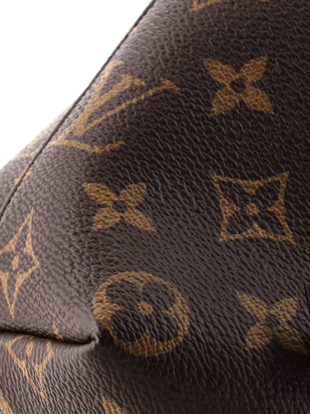 Pre-owned Louis Vuitton Montsouris Nm Monogram Canvas With Leather Bb Backpack In Black