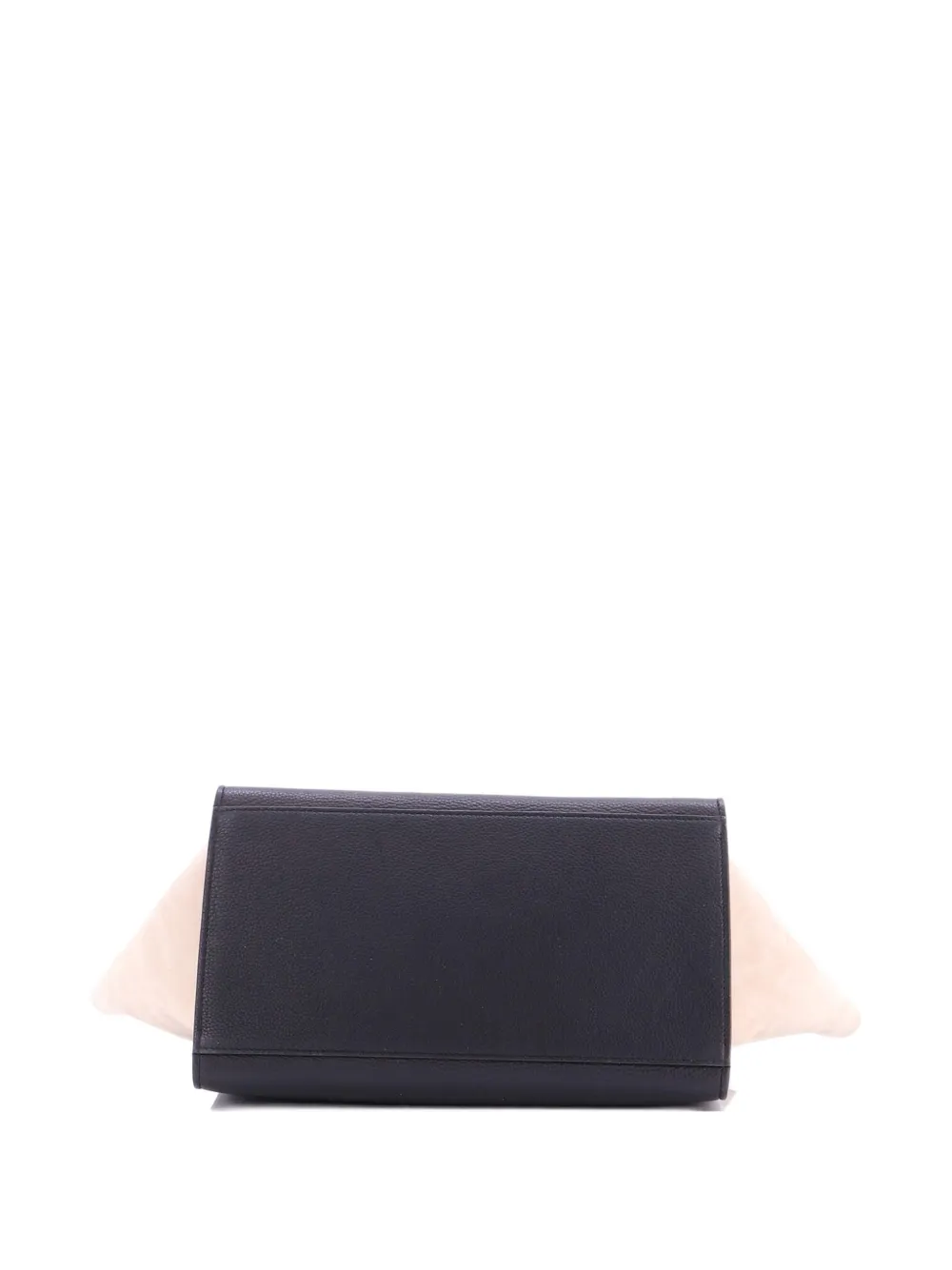 CELINE Pre-owned Trapeze Bag Leather With Patent Small Satchel In Multi