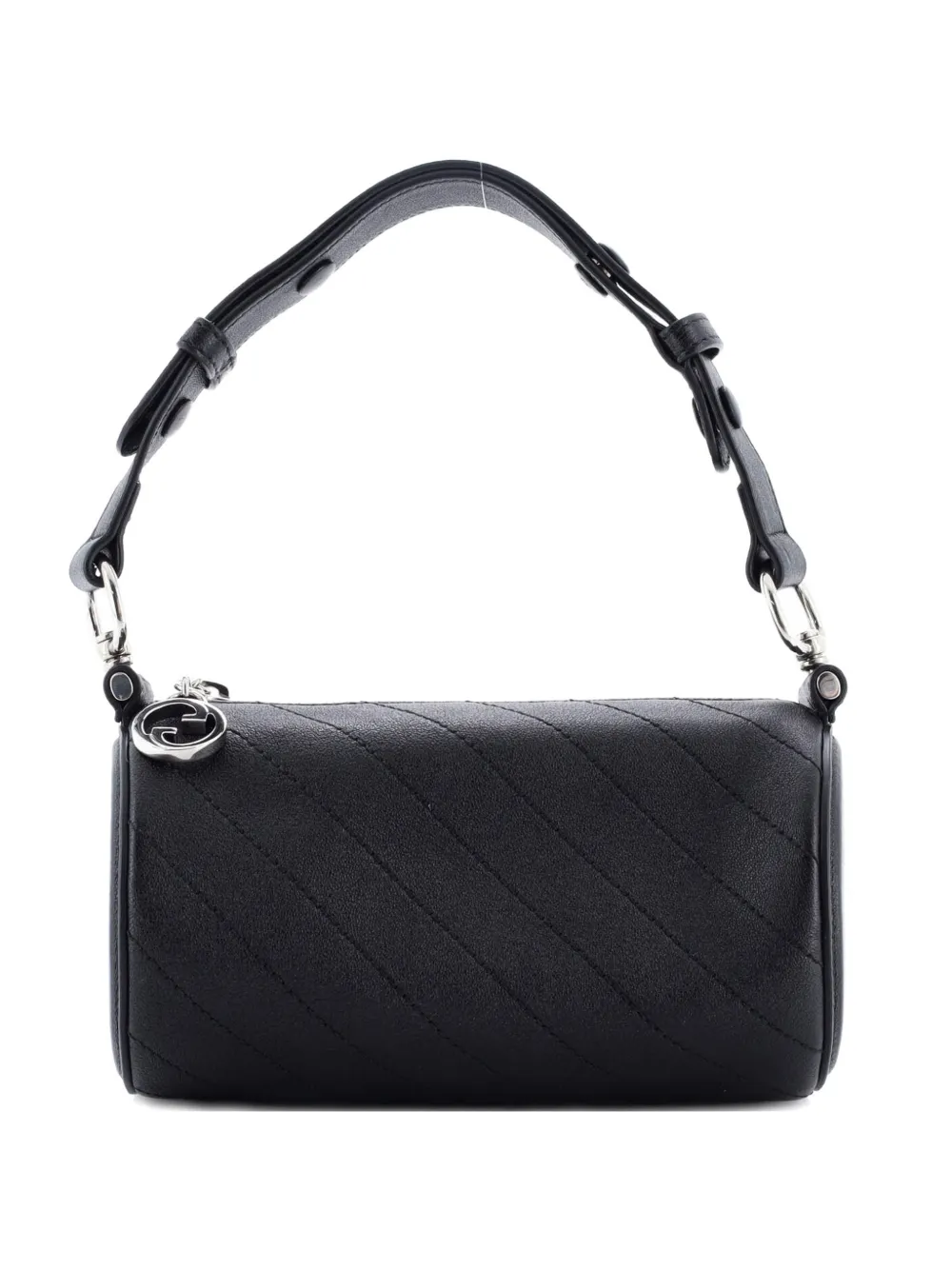 Gucci Pre-Owned Blondie Diagonal Quilted Leather Mini shoulder bag - Nero