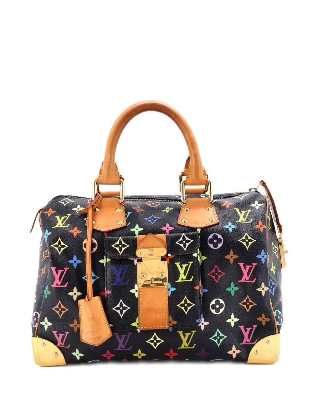 Louis Vuitton Pre-Owned Speedy Handbag Monogram Multicolor 30 satchel - Nero