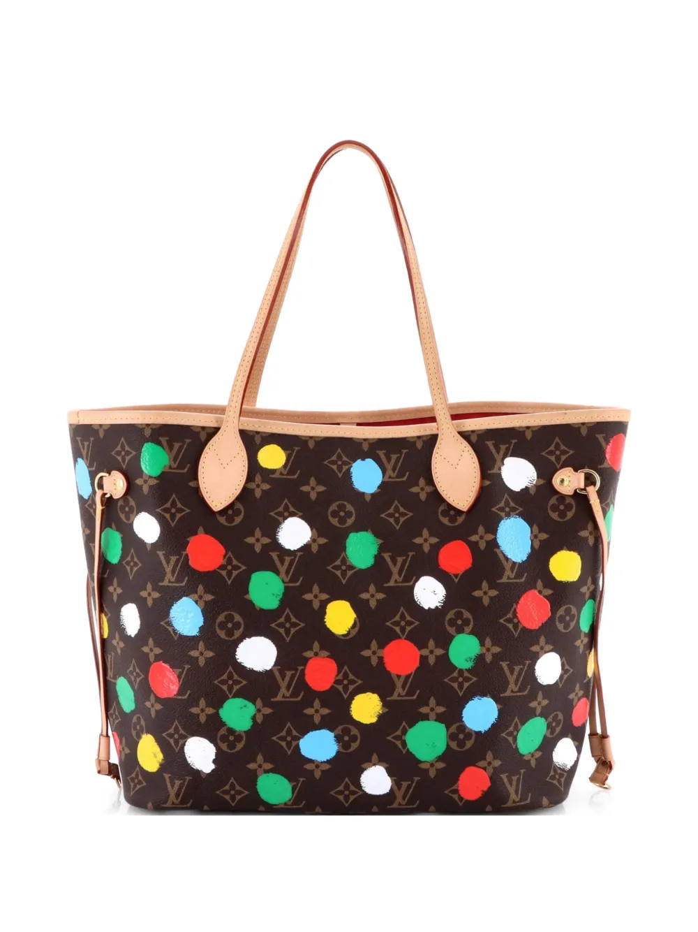 Louis Vuitton Pre-Owned Neverfull NM Yayoi Kusama Painted Dots Monogram Canvas MM tote bag - Brown