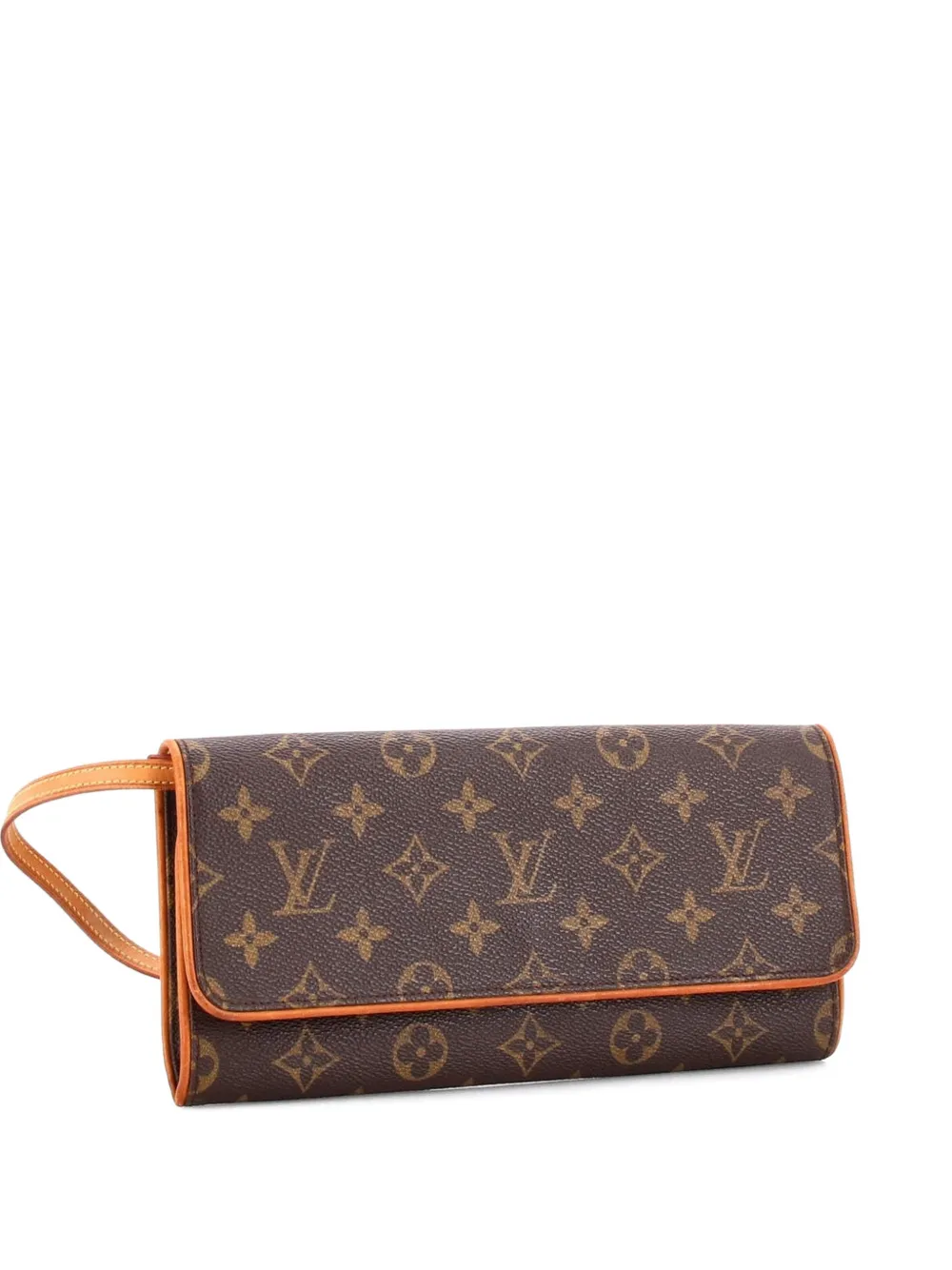 Click to view more detailed imagery on our partner's website Pre-owned Louis Vuitton Twin Handbag Monogram Canvas Gm Crossbody Bag In Brown